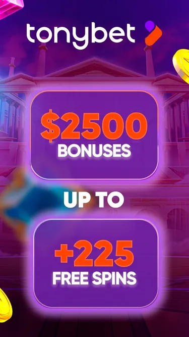 Tonybet. Gates of Olympus Screenshot